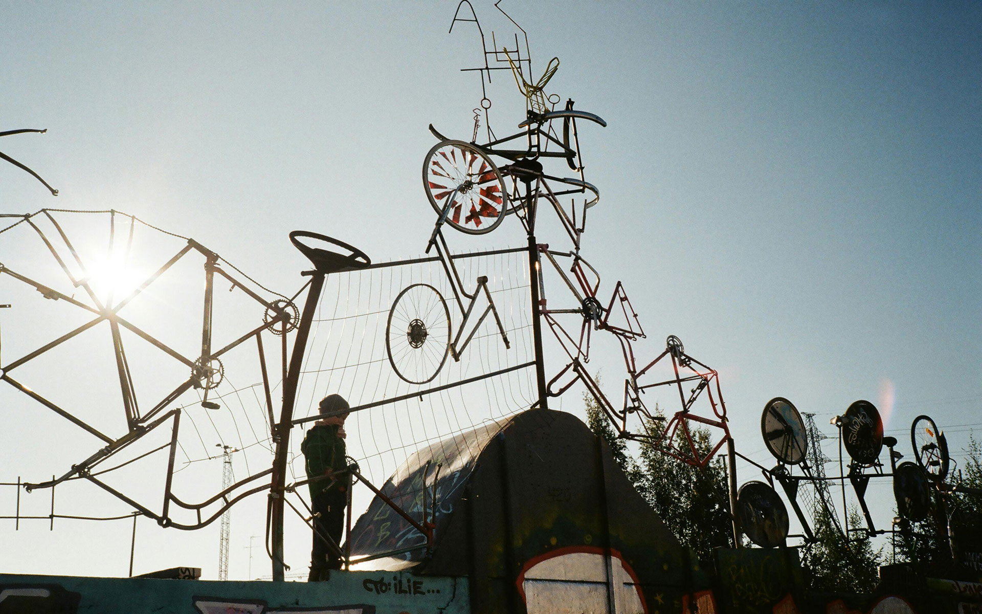 Arte con chatarra reciclada